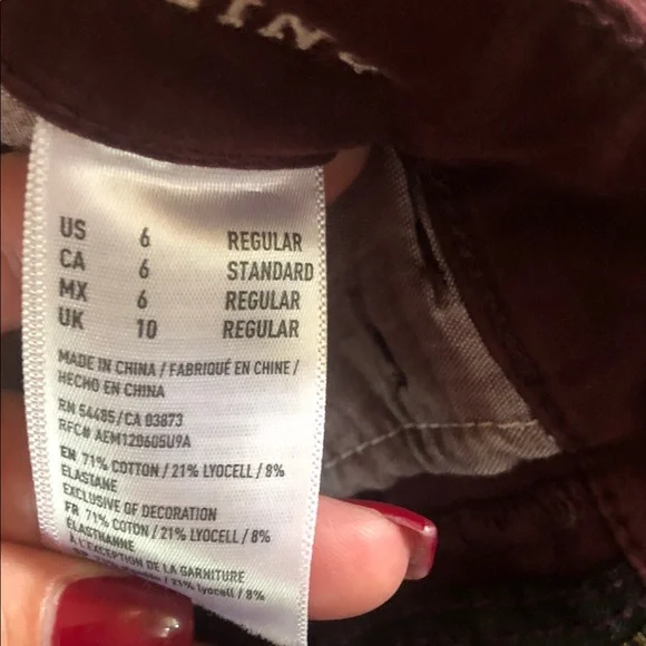 American Eagle Outfitters jegging Women's Deep Purple - Picture 4 of 6